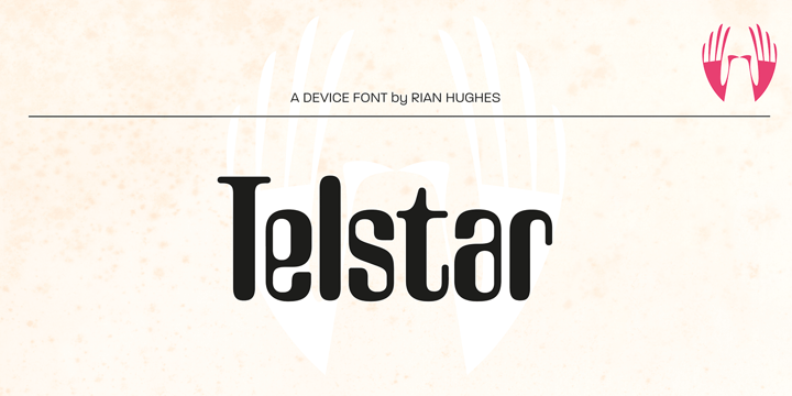 Telstar Font Poster 2