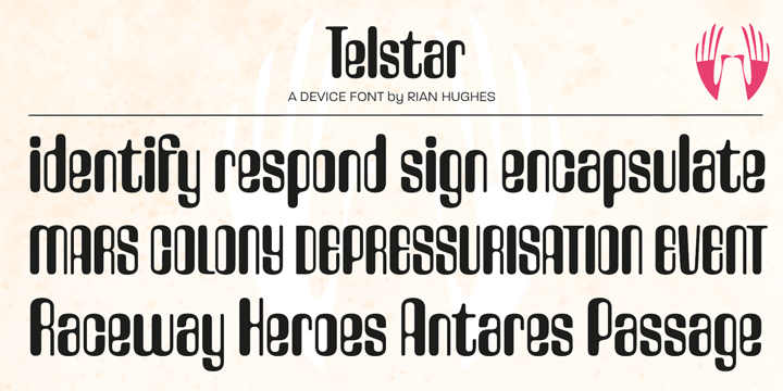 Telstar Font Poster 4