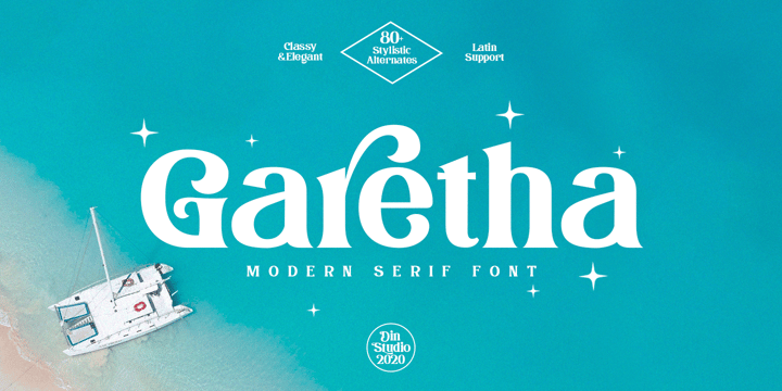 Download Garetha Fonts Family From Din Studio