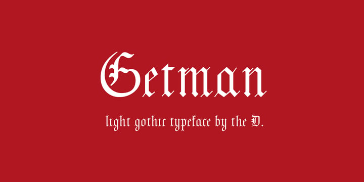Getman Font Poster 1