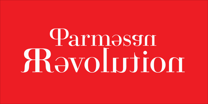 Parmesan Revolution Font Poster 1
