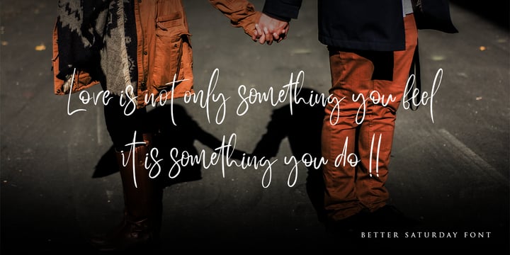 Better Saturday Font | Webfont & Desktop | MyFonts