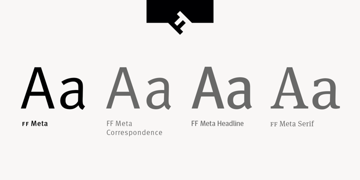 FF Meta Font Poster 2