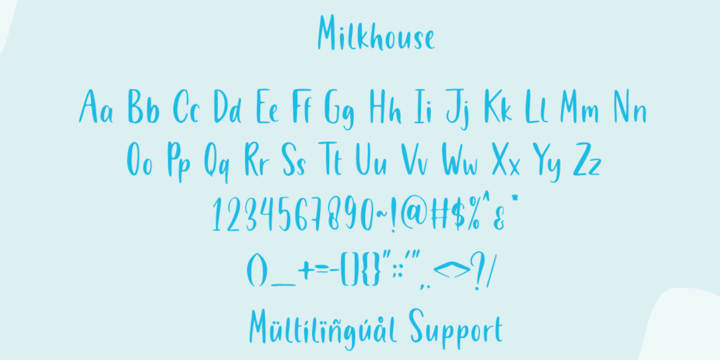 Milkhouse Font Poster 2