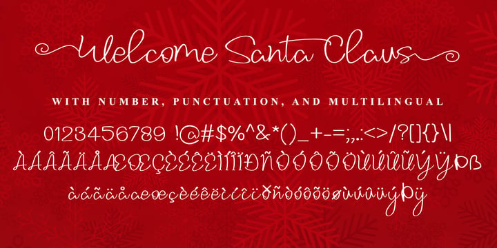 Welcome Santa Claus Font | Webfont & Desktop | MyFonts