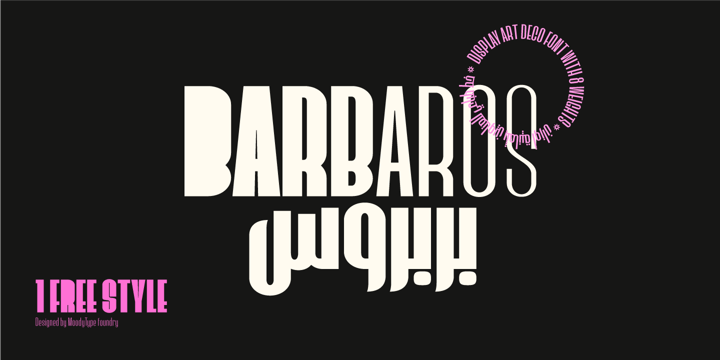 Barbaros Font Poster 1