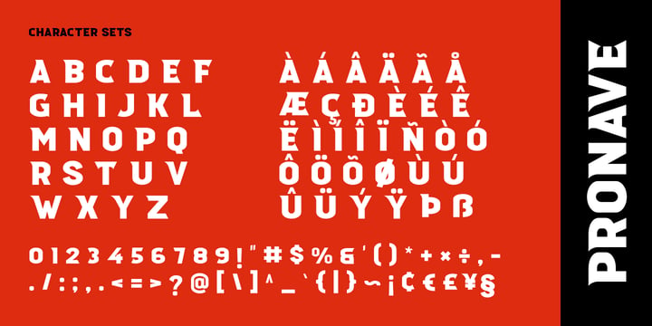 Pronave Font Webfont Desktop Myfonts