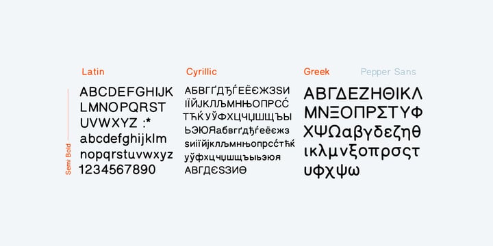 Pepper Sans