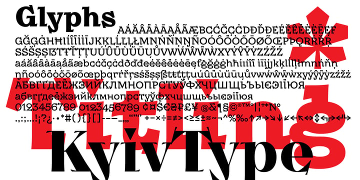 KyivType Titling Font Poster 3