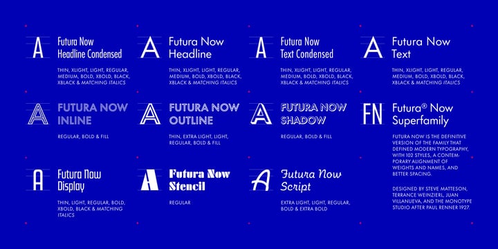 Futura Now Font Poster 3