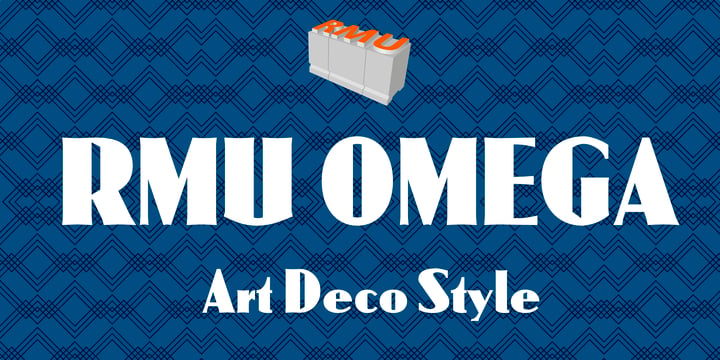 RMU Omega Font Poster 1
