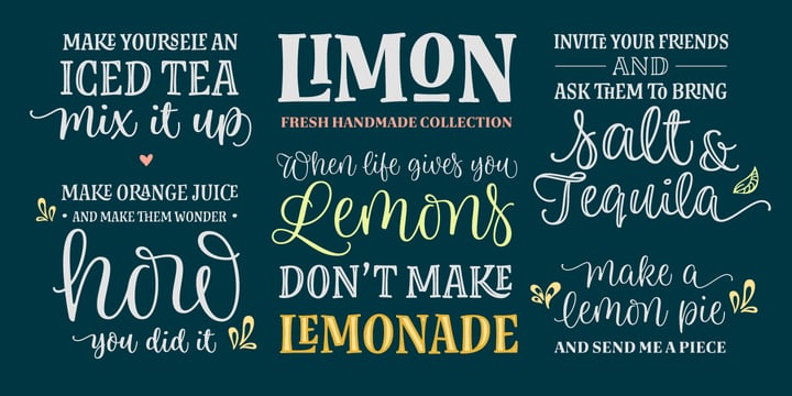 Limon Font Poster 1