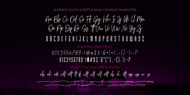 Summer South Font Poster 7