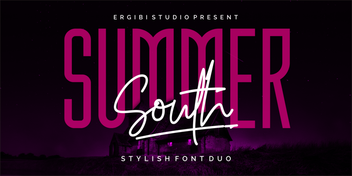 Summer South Font Poster 1