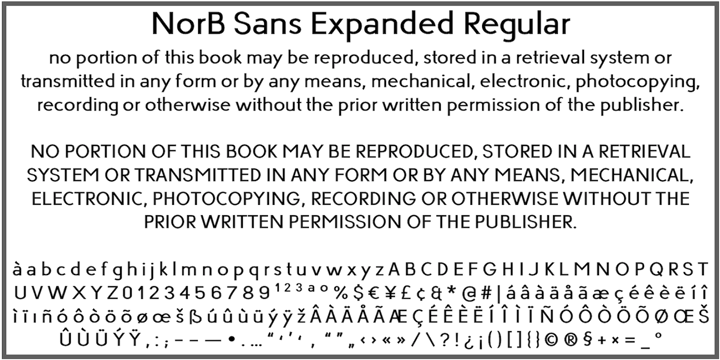 Norb Sans Expanded Font Webfont Desktop Myfonts