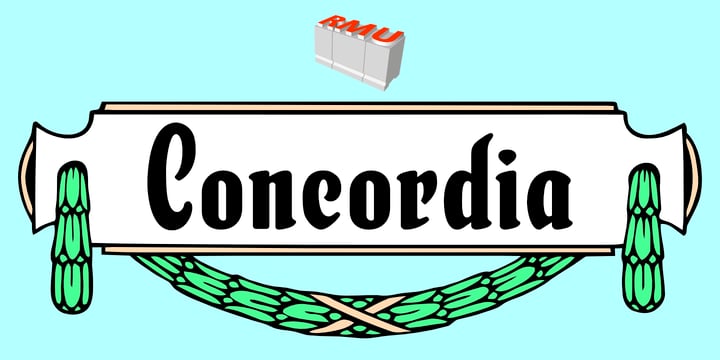 Concordia Font Poster 1