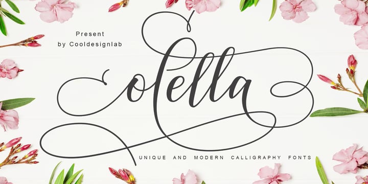 ubpdoasmkk Download Olella Fonts Family From Cooldesignlab