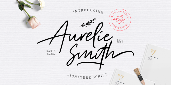 [txrecxfwuv] Download Aurelie Smith Fonts Family From Sarid Ezra