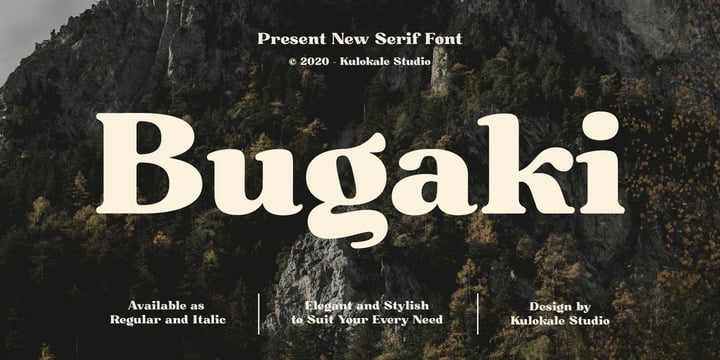 Bugaki Font Poster 1