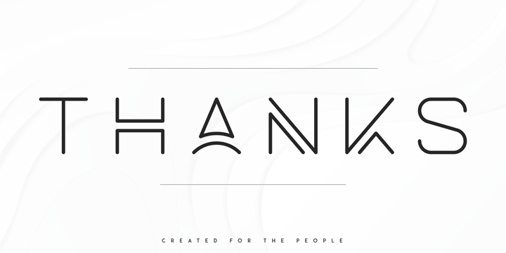 Inertia Font Poster 10