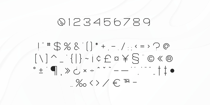 Inertia Font Poster 8