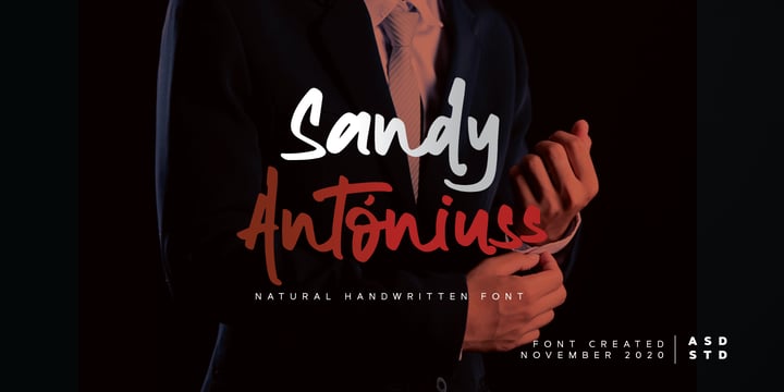 Sandy Antoniuss Font Poster 1