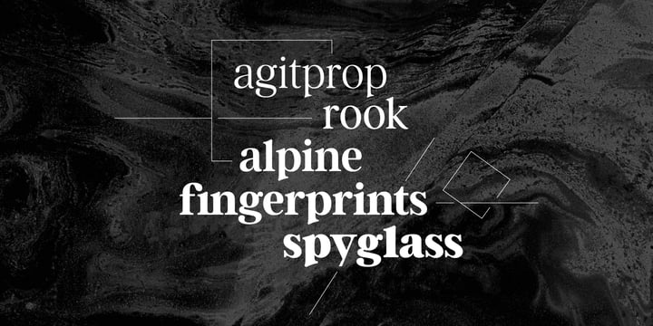 Argent CF Font Poster 6