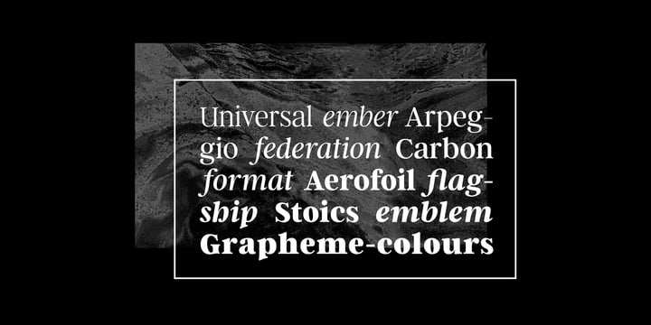 Argent CF Font Poster 4