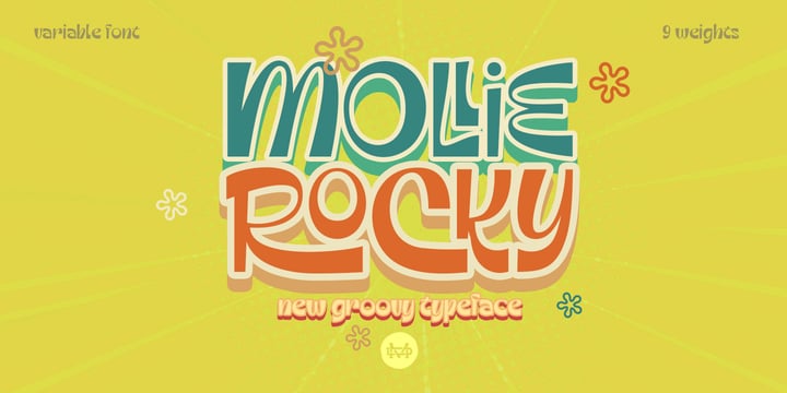 Mollie Rocky Font Poster 1