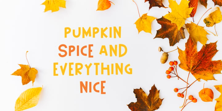 Happy Pumpkin Font Poster 5