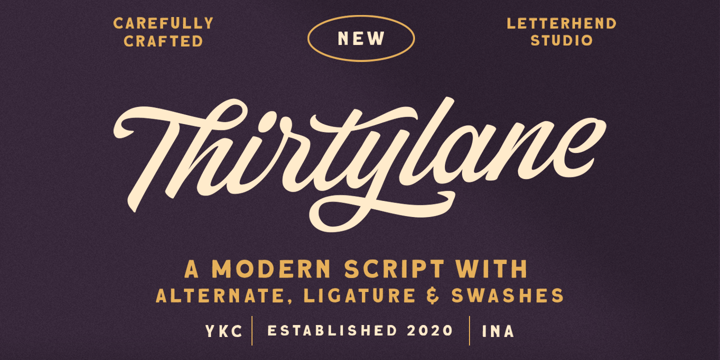 Thirtylane Script