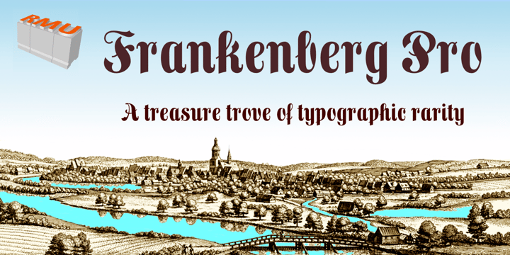 Frankenberg Pro Font Poster 1