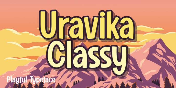 Uravika Classy Font Poster 1
