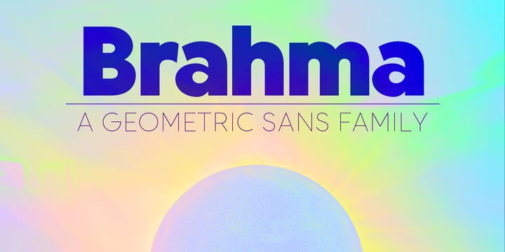 Brahma Font Poster 1