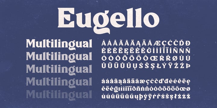 Eugello Font Poster 9