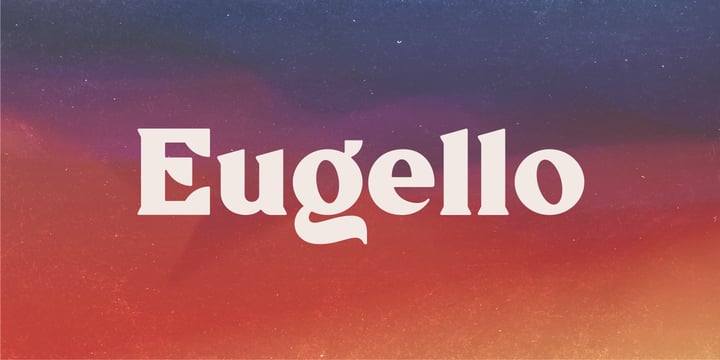 Eugello Font Poster 11
