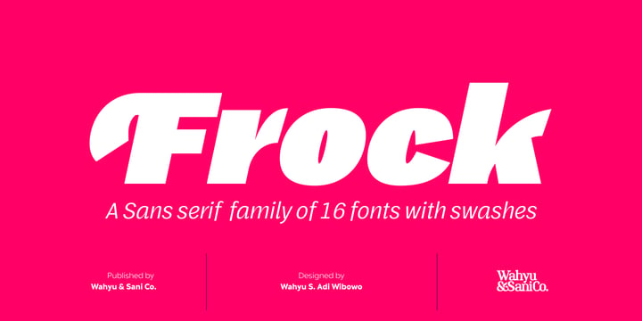 Frock Font Poster 1