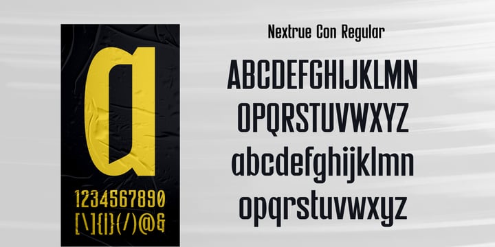 Nextrue Font Poster 12