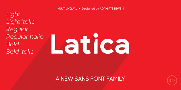 Latica Font Poster 1