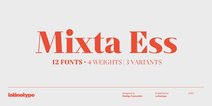 Mixta Essential Font Poster 1