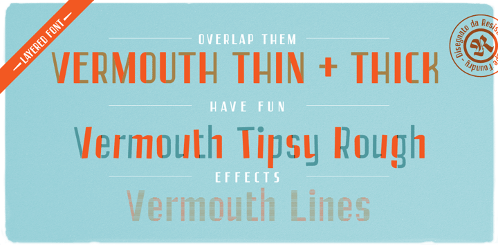 Vermouth Font Poster 7