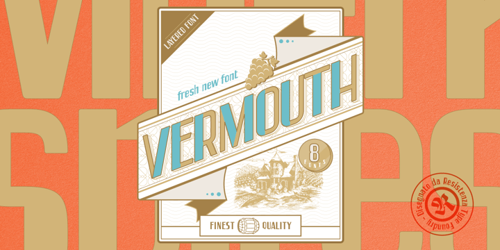 Vermouth Font Poster 1