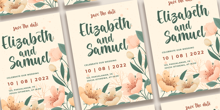 Tuberosa Font Poster 5