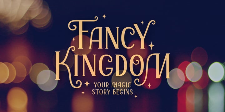 Fancy Kingdom MS Font Poster 1