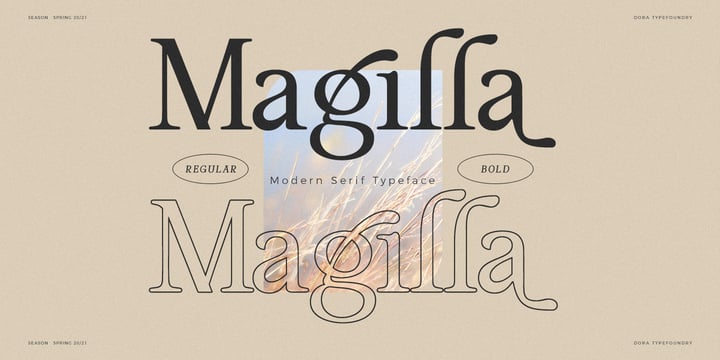 Magilla Font Poster 1