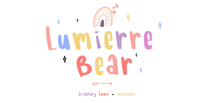 Lumierre Bear Font Poster 1