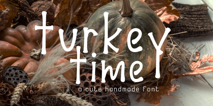 Turkey Time Font Poster 1