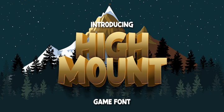 High Mount Font Poster 1