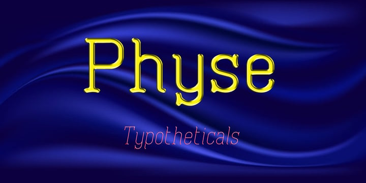 Physe Font Poster 1