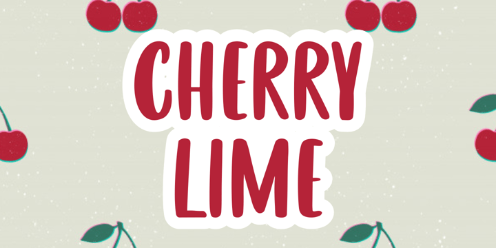 [zeimwkotan] Download Cherry Lime Fonts Family From Fikryal